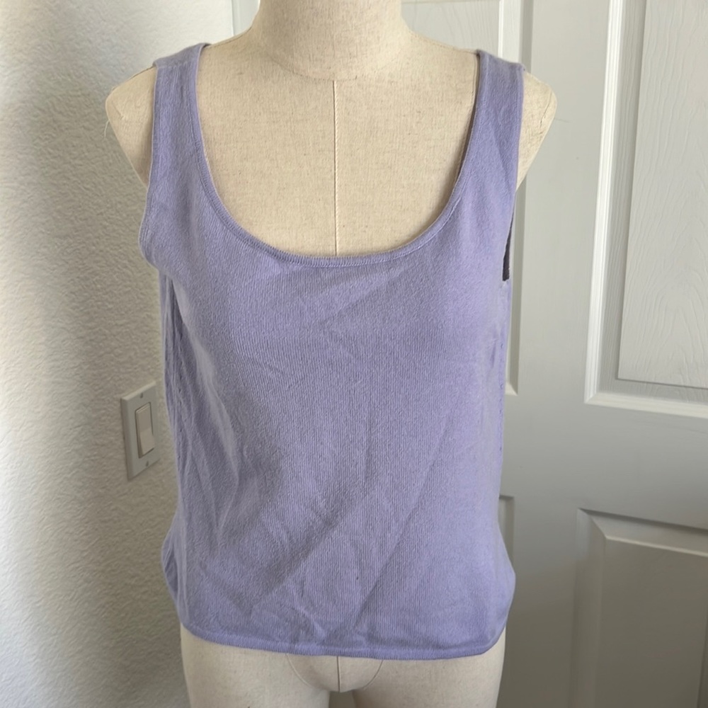 Rebecca Moses Cashmere sleeveless top